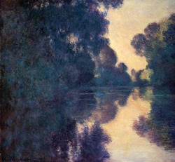 lonequixote:  Morning on the Seine, Clear Weather by Claude Monet