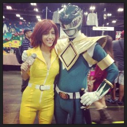 I met the Green Ranger! #bestranger #sexiestranger #comikaze