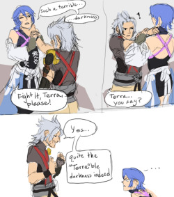 gabthebab:  i had to draw aqua being strangled in two perspectives