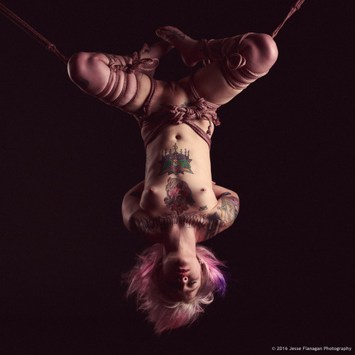 jesseflanagan:  Double futo suspension with @kassidyquinn Rigging/photo by Jesse Flanagan (self) Rope provided by MyNawashi 
