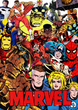 thecomicsvault:  MARVEL Super Hero CollagePoorly Made By Me