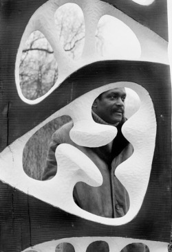 barcarole:Agustín Cárdenas in his studio, 1965. Photos by Martine