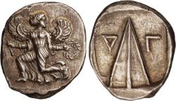 archaicwonder:  Stater With The Image of the Goddess Iris, from
