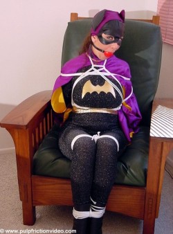 sensualhumiliation:  Batgirl captured, after her abduction in