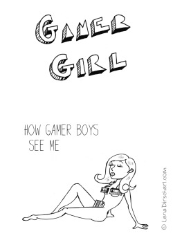 thebeautifulmacabre:     Gamer Girl Meme    Tool: Fineliner