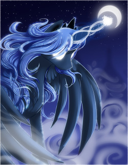 theponyartcollection:  Princess Luna by ShadowKiro 