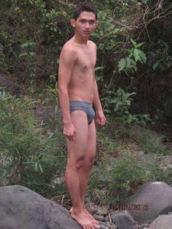 indonesianhunks:  Down to the river to pray? Nah, just to get
