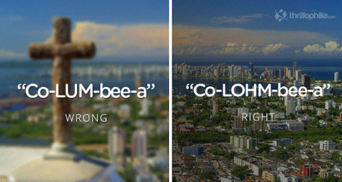 mymodernmet:Thrillophilia, an online marketplace for tours and activities, compiled a list of countries, cities, and destinations that many of us may have been say incorrectly all along. Each graphic features a side-by-side comparison of the common, incor