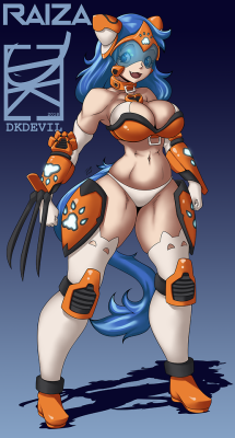 dkdevil:Loner2000′s Raiza~ This was a fun piece to work on~
