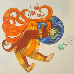 owlygem: Sun likes to uh..Hug his planets. Specially Earth  I’m