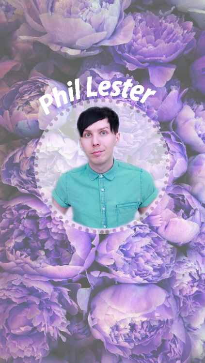 dan-senpai: Dan and Phil // Floral Lockscreens repost, and i will cut you. 