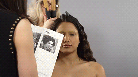 tastefullyoffensive:  gifsboom:  Video: 100 Years of Beauty in 1 Minute: Mexico Edition  Previously: Korea