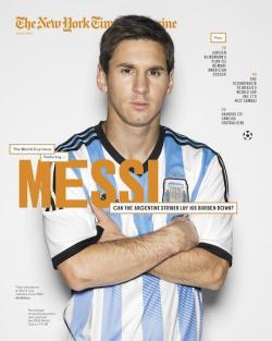 fyleonella:  Lionel Messi covers The New York Times Magazine