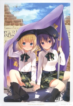 abaslev:  gochuumon wa usagi desu ka? kirima sharo koi seifuku