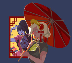 picketg:   Overwatch Year of the Rooster sprays  mercy& 