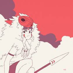 koi-carreon:  San, Princess Mononoke for today. #KoRiandraws