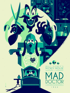 mickeyandcompany:  Disney posters by Tom Whalen 