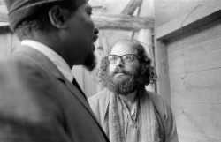 emigrejukebox:  Jim Marshall: Thelonious Monk and Allen Ginsberg,