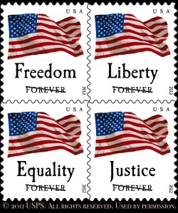 The way they void the sample stamps on the USPS website seems