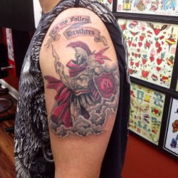 tattoovaughn:  #tattoo #ink #inked #tatted #tattooed #Sparta