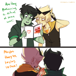 ikimaru:   unpausing the au to post this since there were suddenly