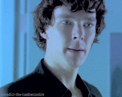 benedict-the-cumbercookie:  Sherlock Pilot Sherlock Smiling 