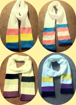 millenniumeyebrow:  I have custom pride scarves available in