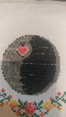 Well I’ve finally finished sewing this damned death star!