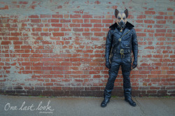 When BLUF Meets Pup, I present the human leather pupJacket and
