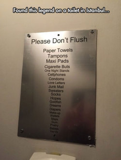 srsfunny:Please Don’t Flush