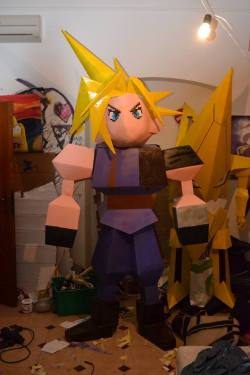 loolaa:  Cloud Strife pixel cosplay [ Start version ] by ~BleankasBleank