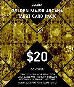 doodleglaz:    Glaztek presents the Golden Major Arcana Tarot