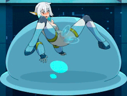 pixel-game-porn:  Hot busty sci fi babe with big tits in a mecha
