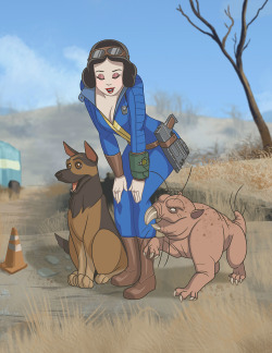 gamefreaksnz: These Disney Princesses reimagined as Fallout 4