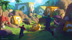 retrogamingblog:  Mario Bros: The Lost World by Sylvain Sarrailh