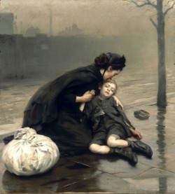 blue-storming:  Thomas Benjamin Kennington, Homeless, 1890 