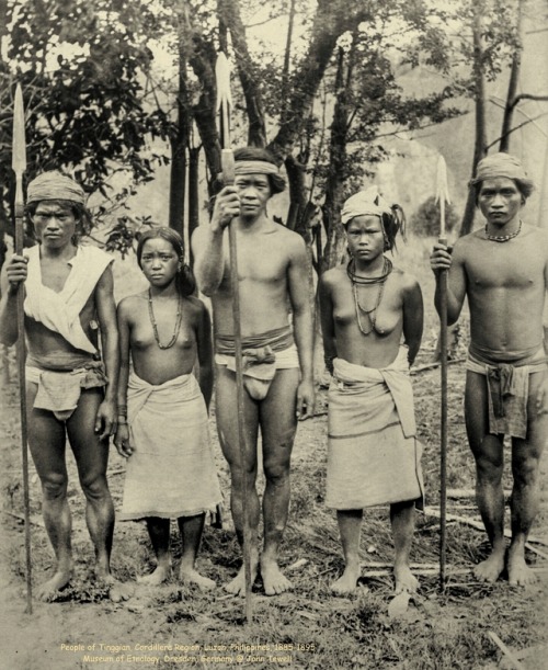 The Itneg, Cordillera Region, Northwestern Luzon, Philippines, 1885-1895. Via John Tewell.  