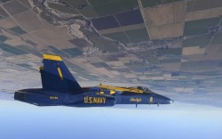 Vertigo (Commander Tom Frosch of the Blue Angels in an inverted