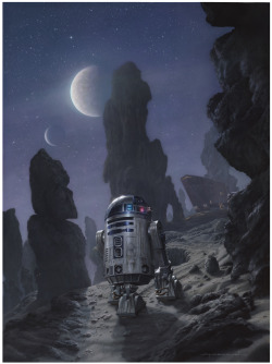 mystarwars:    Artoo’s Lonely Journey  by Jerry Vanderstelt