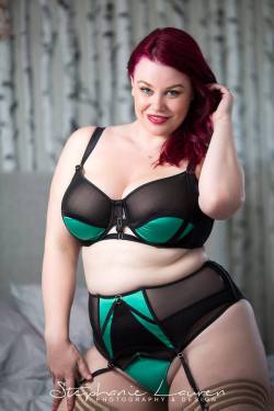 playfulpromises:The adorable Ruby Roxx in our Emerald set, which