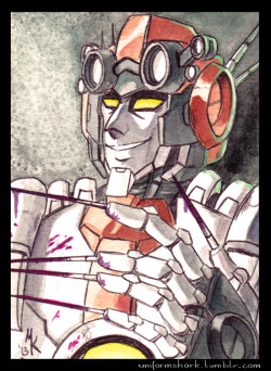 uniformshark:  Give away watercolor Aceo of Trepan for e512 Interested