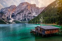 woodendreams:  Lago di Braies, Dolomites, Italy (by guerel sahin)