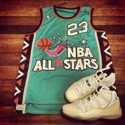 sneakerfilescom:  Taking you back to 1996 with this MJ All-Star