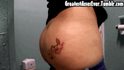 greatestassesever:   Â A Friendâ€™s Bubble Butt Fake Cherry Tattoo  Reblog This! 