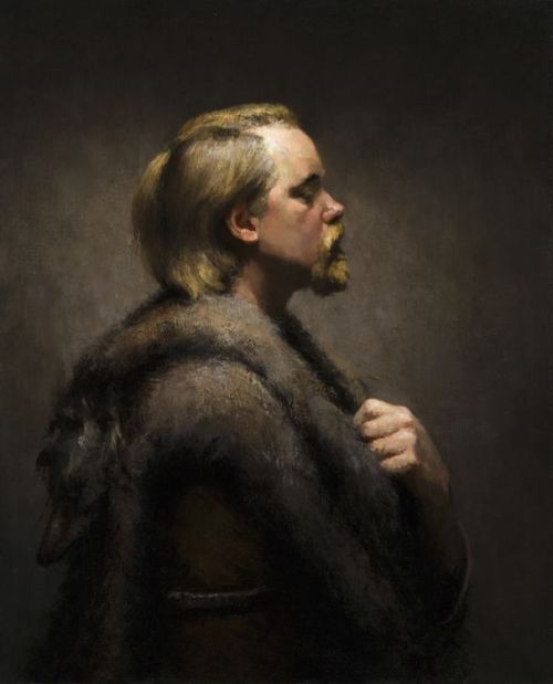 portraituresque: Joakim Ericsson - Self-portrait as Viking king