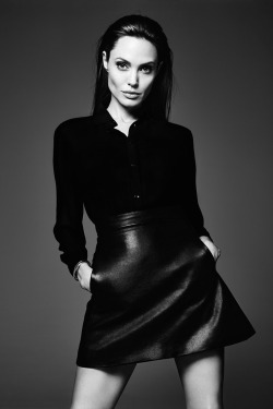 senyahearts:  Angelina Jolie in “Untamed Heart” for Elle