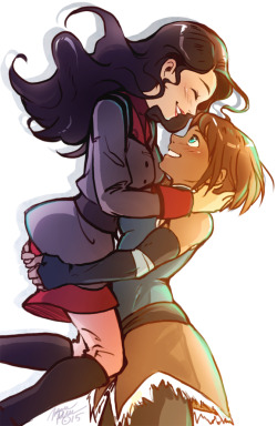 sparklenaut:  Some korrasami for anonblue and red ships are the