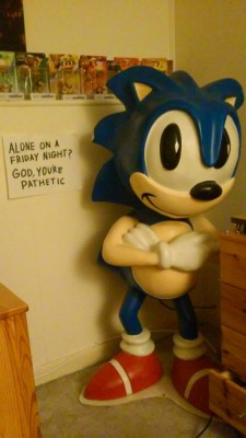 oh sonic~ you know exactly what to say to cheer me up~ <3