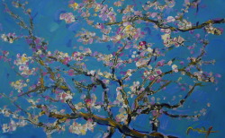 sarcolinedream:Peter Max, Homage to Van Gogh: Almond Blossom