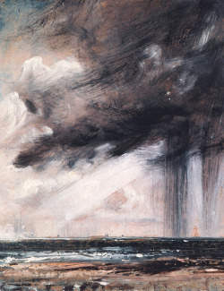 meiringen:  Seascape Study with Rain Cloud (detail), John Constable,